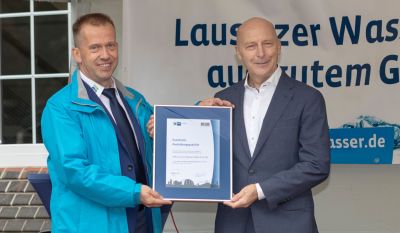 Die LWG Lausitzer Wasser GmbH & Co. wurde zum zweiten Mal rezertifiziert