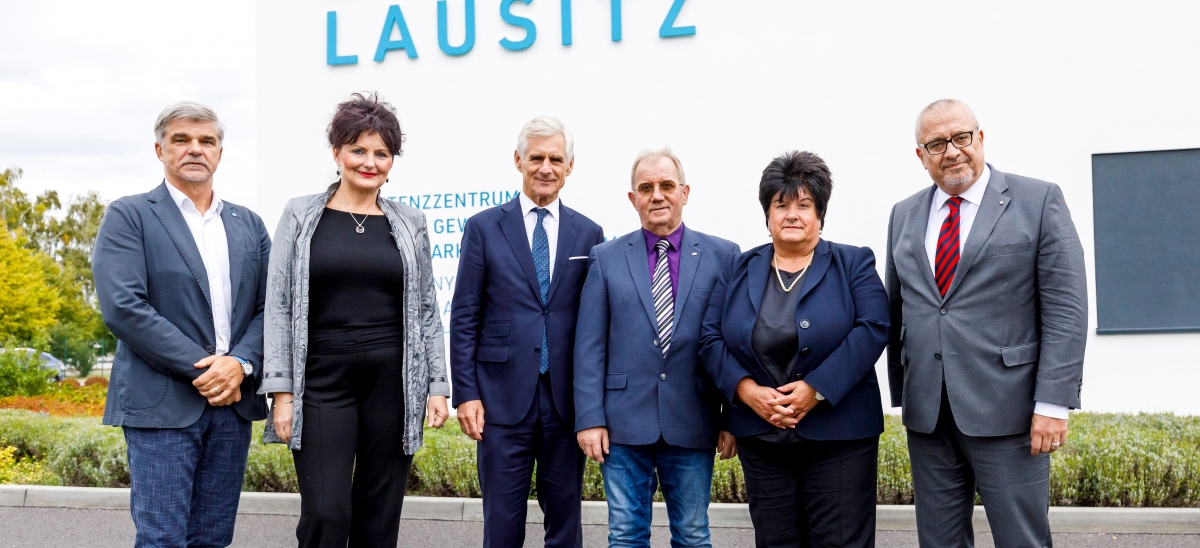 Im Oktober 2023 war der österreichische Botschafter in der Lausitz zu Besuch.