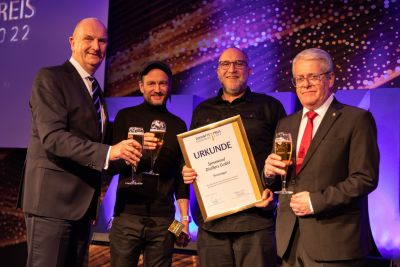 Die glücklichen Gewinner von der Spreewood Distillers GmbH 