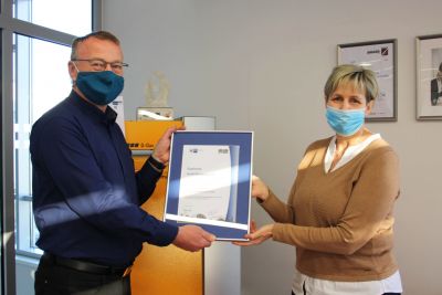 Zum zweiten Mal in Folge erhielt die Kjellberg Finsterwalde Plasma und Maschinen GmbH das IHK-Siegel für „Exzellente Ausbildungsqualität“