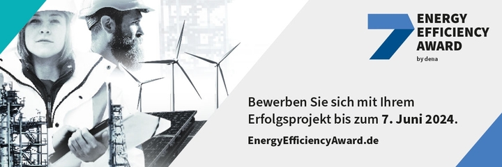 Energy Efficiency Award 2024 - Unternehmen können sich noch bis 7. Juni bewerben