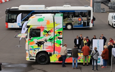 GP JOULE HYDROGEN, Clean Logistics SE und IHK Cottbus zeigen Brennstoffzellen-Lkw und -Bus am Lausitzring