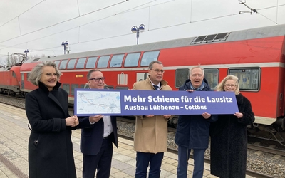 Meilenstein zu Stärkung der Schiene in der Lausitz