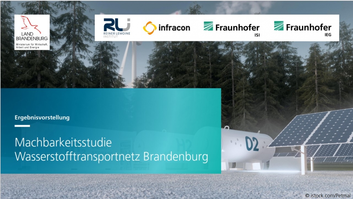 Ergebnisse Studie Wasserstofftransportnetz Brandenburg