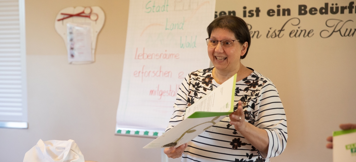 Projektkoordinatorin Mita Roß ist seit 10 Jahre mit großem Engagement dabei.
