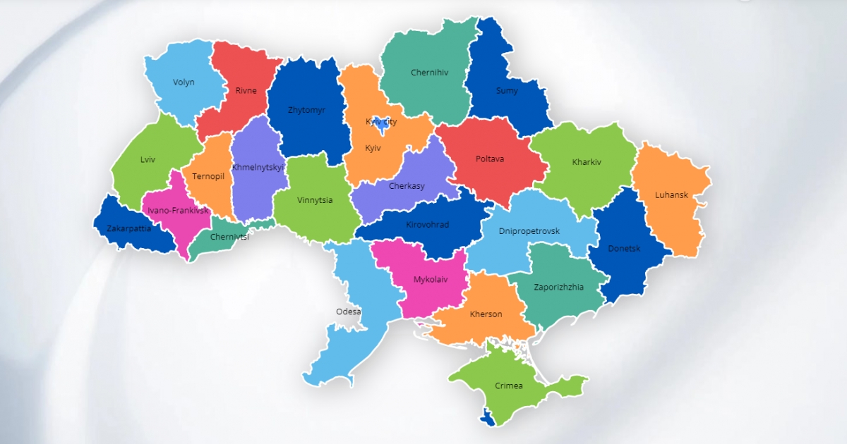 Investment Map of Ukraine