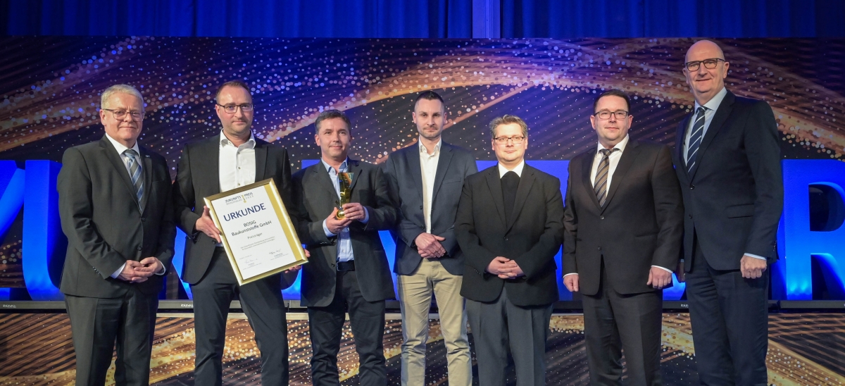 Die BOSIG Baukunststoffe GmbH aus Elsterwerda hat zusammen mit 5 anderen Unternehmen den Zukunftspreis Brandenburg gewonnen. 